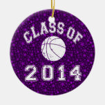 Class Of 2014 Basketball Christmas Ornaments