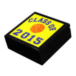 Class Of 2015 Basketball - Orange Navy 2 Jewelry Box