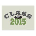 Class Of 2015 Green Post Card