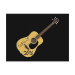 Class of 2016 Guitar Postcard