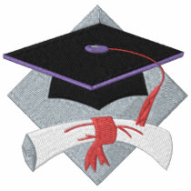 Class Of 201x With Diploma Embroidered Shirt