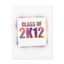 class of 2k12, class of 2012 post card