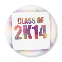 class of 2k14, class of 2014 fridge magnet
