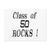 Class of '50 Rocks! Postcard