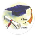 Class of  (YEAR) Envelope Seal Stickers