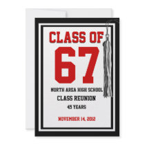 Class Reunion with changeable colours Invitation
