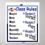 Class Rules: Respect  Print