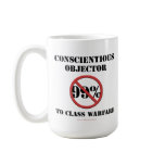 Class Warfare Conscientious Objector Mugs