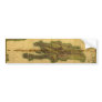 Classic 1805 Antiquarian Map of Hispaniola Bumper Stickers