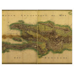 Classic 1805 Antiquarian Map of Hispaniola Custom Flyer