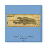 Classic 1805 Antiquarian Map of Hispaniola Refrigerator Magnet