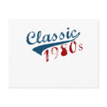 Classic, "1980's" Birthday design postcards