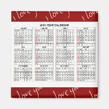 classic  2013 Calendar Magnet