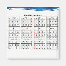 classic  2013 Calendar Magnets