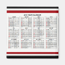 classic  2013 Calendar Refrigerator Magnet