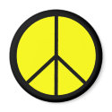 Classic 60s Groovy Peace Symbol magnets