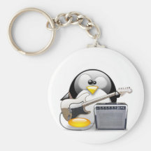 Classic American Guitar and Amplifier Tux Keychain