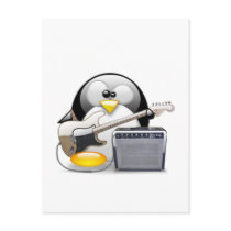 Classic American Guitar and Amplifier Tux Postcards
