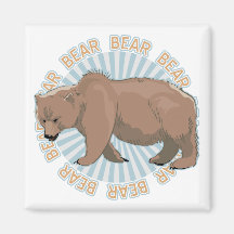 Classic Bear Refrigerator Magnet