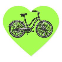 Classic Bicycle Products Heart Stickers