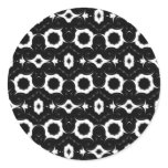 classic Black and white pattern sticker