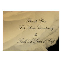 Classic Black and White Wedding Business Cards