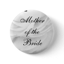 Classic Black and White Wedding Buttons
