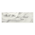 Classic Black and White Wedding Thank You Cards business cards