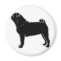 Classic Black Pug Design