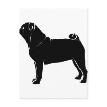 Classic Black Pug Design