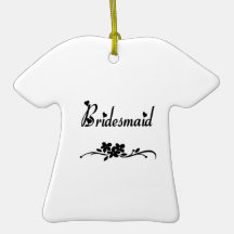 Classic Bridesmaid Christmas Ornaments