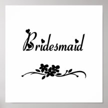 Classic Bridesmaid Print