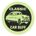 Classic Car Buff stickers
