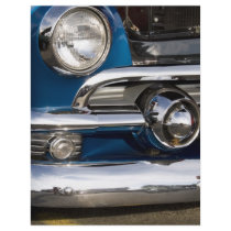 Classic Car Chrome Closeup