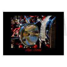 Classic car  Happy Birthday Dad Birthday to Father Card