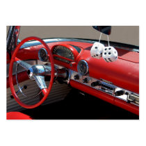 Classic Car Interior Business Cards