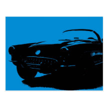 Classic Car Postcard