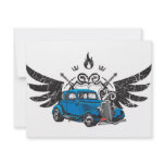 Classic Car Wings Custom Invitation