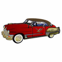 Classic Car with Leather Top Cut Outs