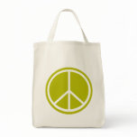 Classic Chartreuse Green Peace Sign bags