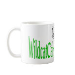 Classic coffee mug green wildcat logo