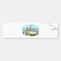 Classic_Cruisin_Cars_1957_Chevrolet. Bumper Stickers