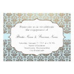 Classic Damask Wedding Invitation