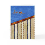 Classic Deco Stripes Sorry