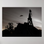 Classic Domed Saucer Poster