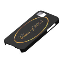Classic Elegant Class of 2008 Gold Script