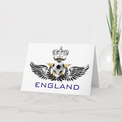 Football Logo Design   on Classic England Football Logo Soccer Greeting Card   Zazzle Co Uk