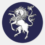 Classic Fierce Unicorn Sticker