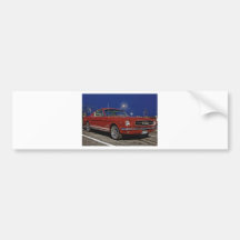 Classic Ford Mustang Fastback Bumper Stickers