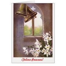 Classic formal Felices Pascuas (Spanish) Cards